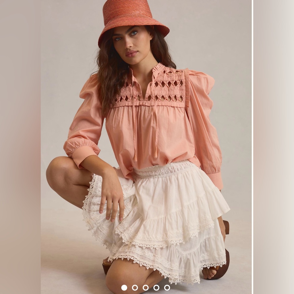 Anthropology Cut Out Top